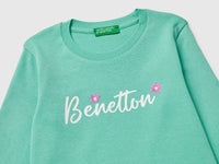 T-shirt in organic cotton with glittery logo - ucb_image_DS1