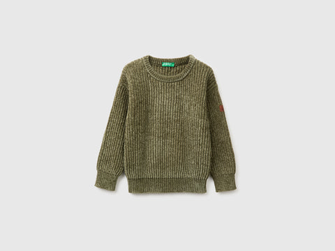 Camisola de gola redonda em chenille - ucb_image_FS