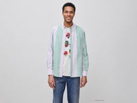 Camisa às riscas verde e rosa - ucb_image_F