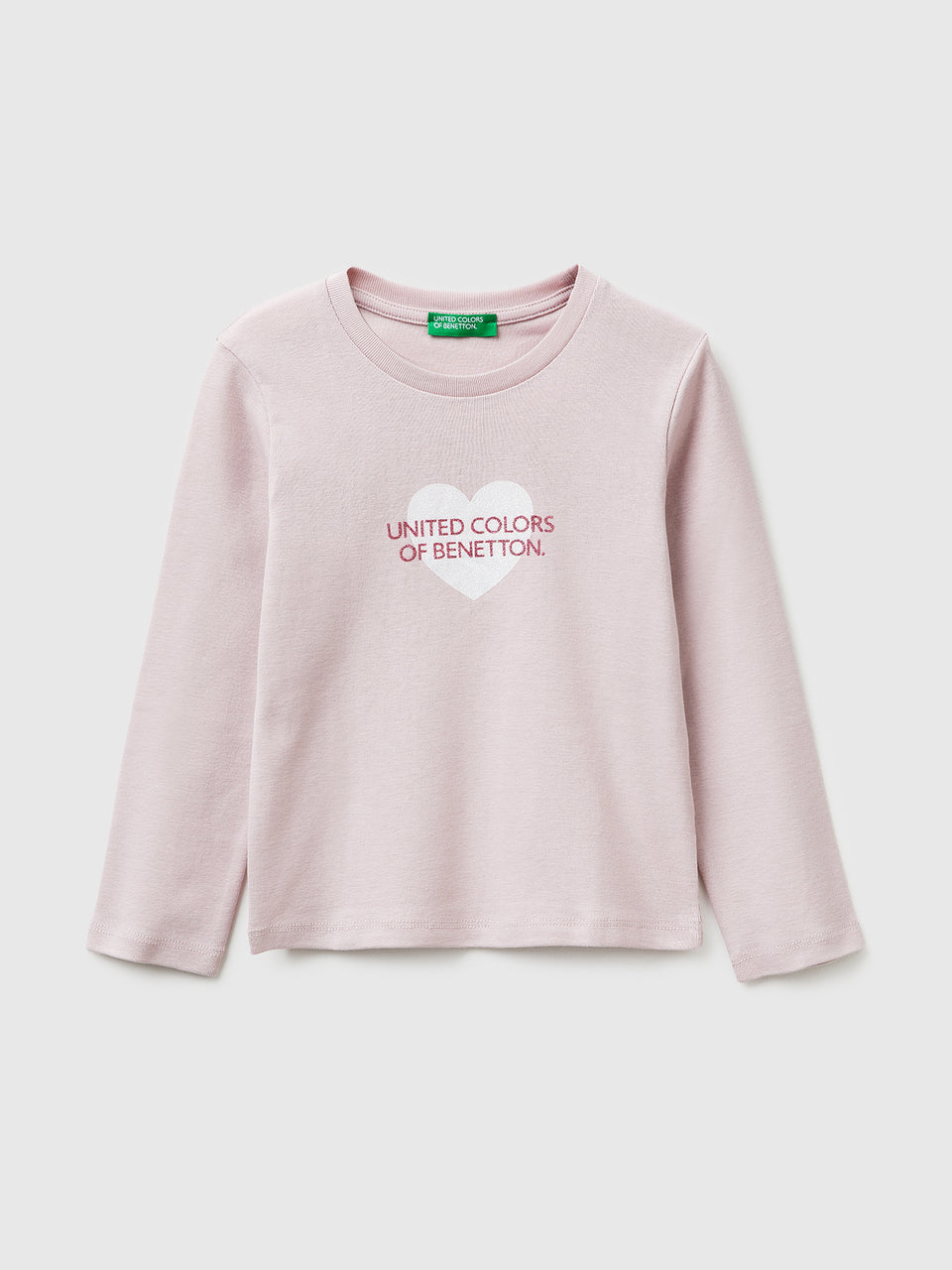 T-shirt in organic cotton with glittery logo - ucb_image_FS