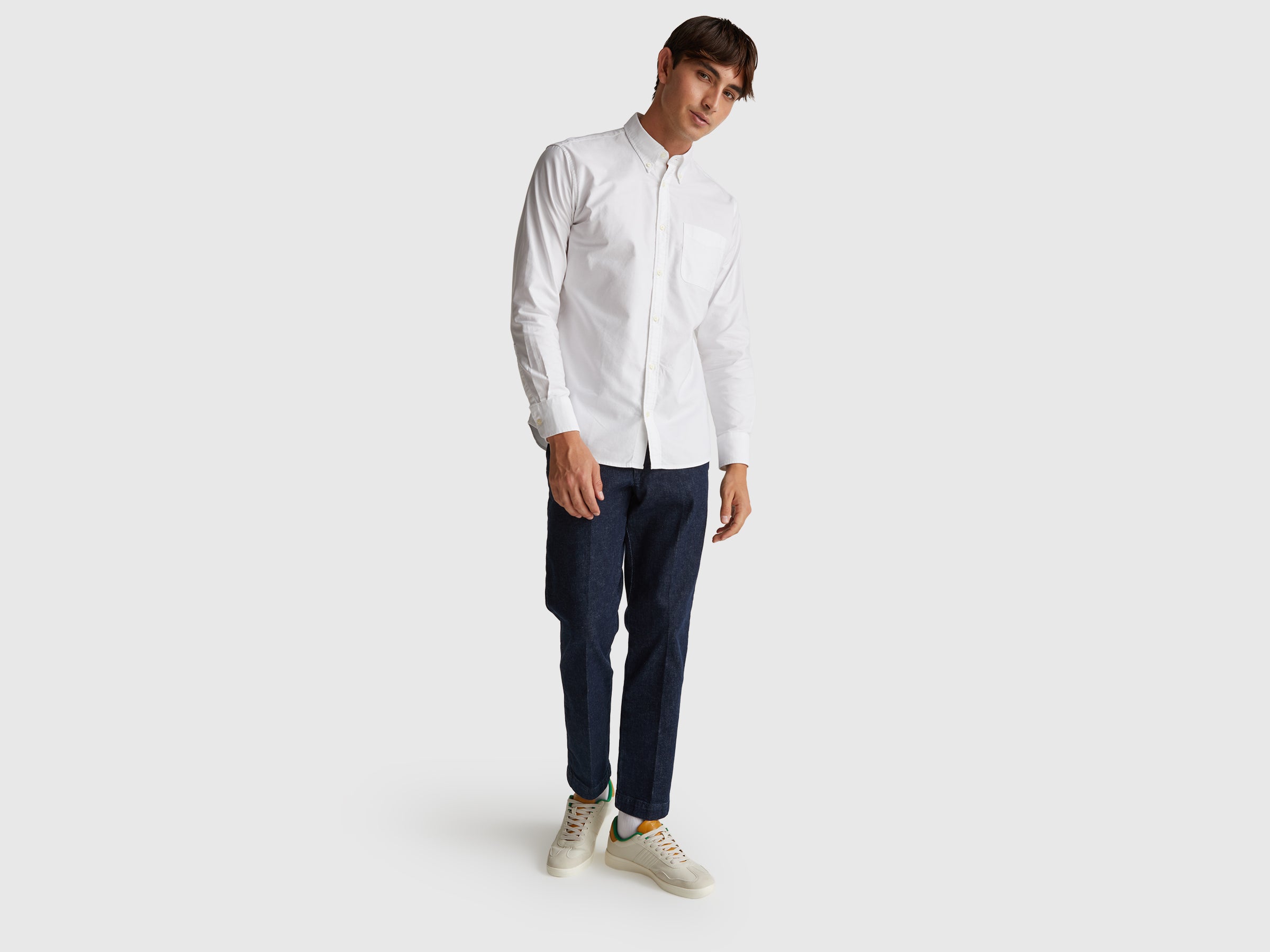 Camisa branca regular fit button down - ucb_image_FY