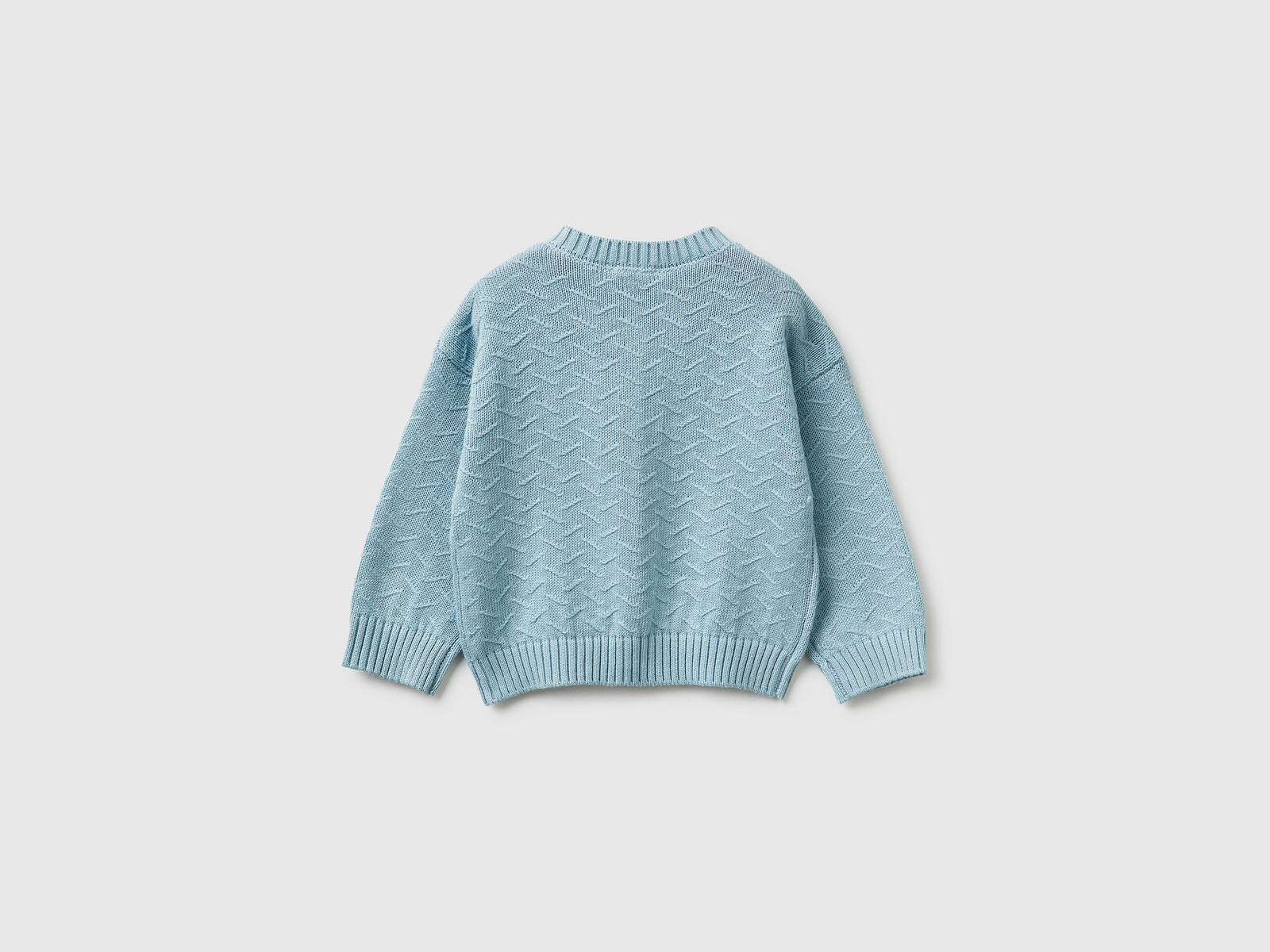 Organic cotton crew neck cardigan - ucb_image_BS