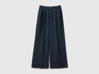 Calças wide fit em denim - ucb_image_FS