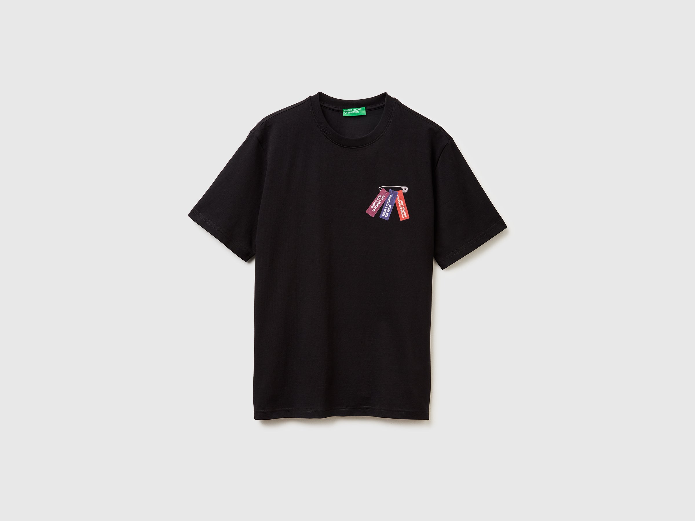 T-shirt relaxed fit com estampa à frente e atrás - ucb_image_FS