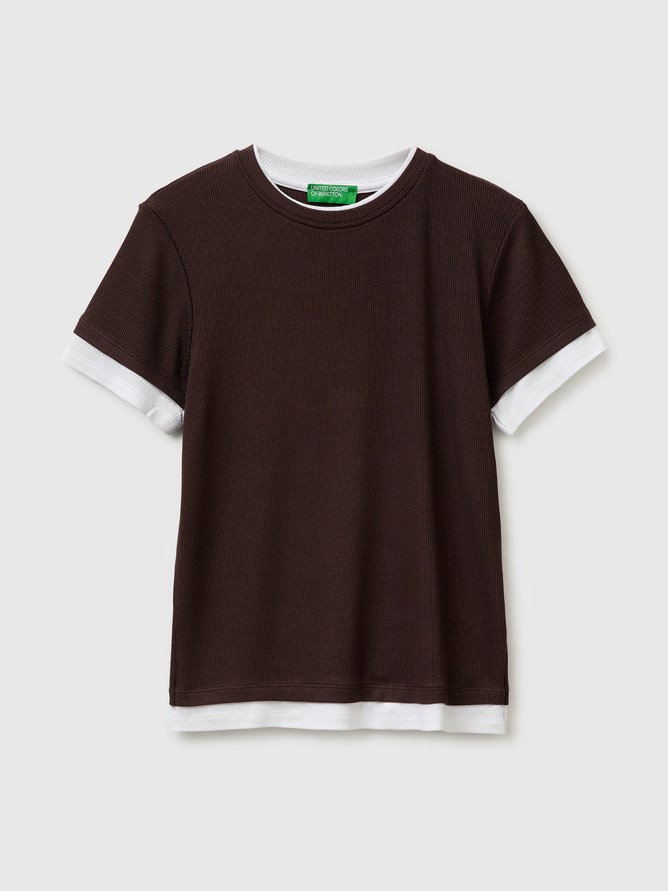 Slim fit ribbed T-shirt - ucb_image_FS