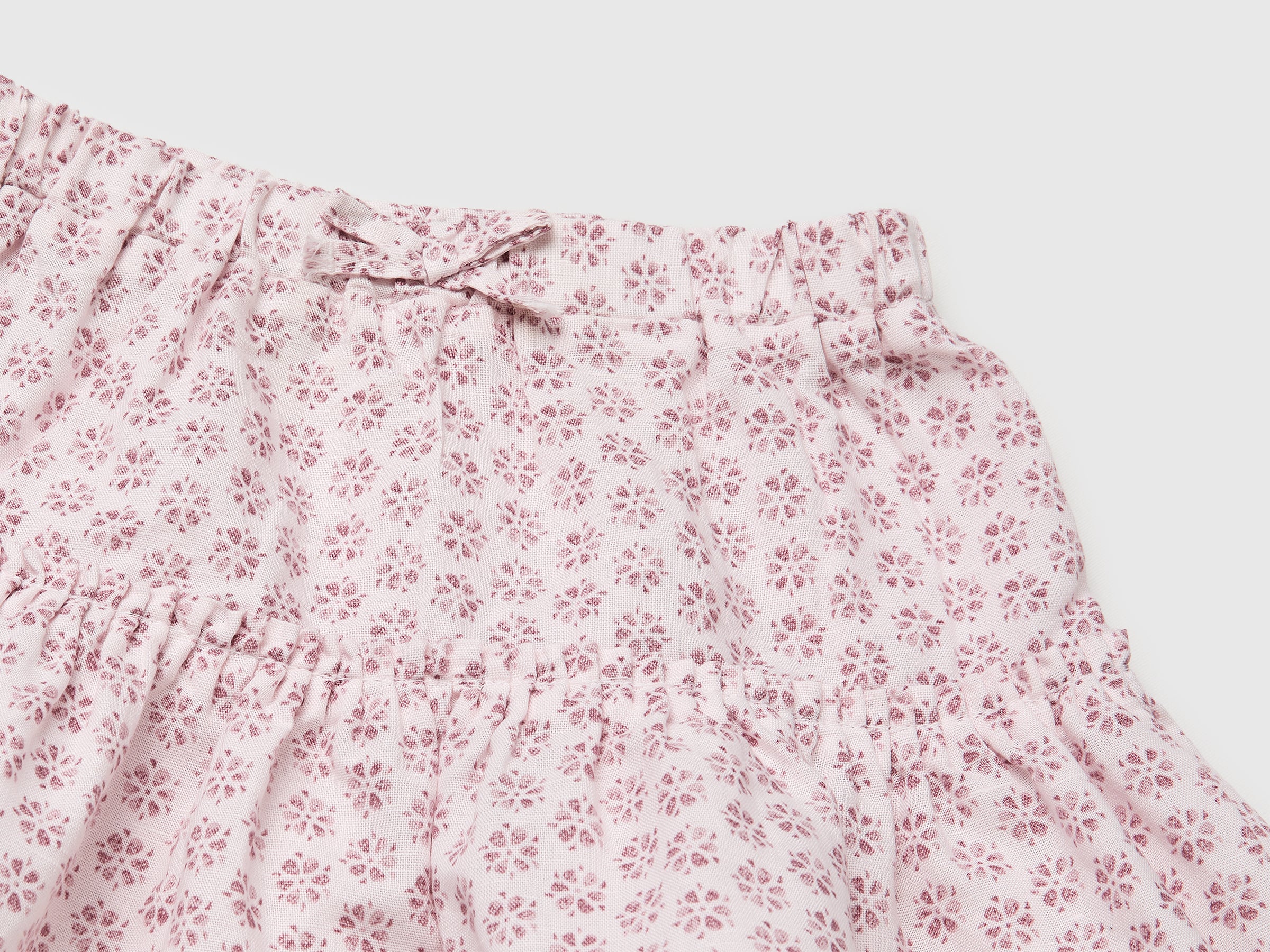 Floral skirt in linen blend - ucb_image_DS1