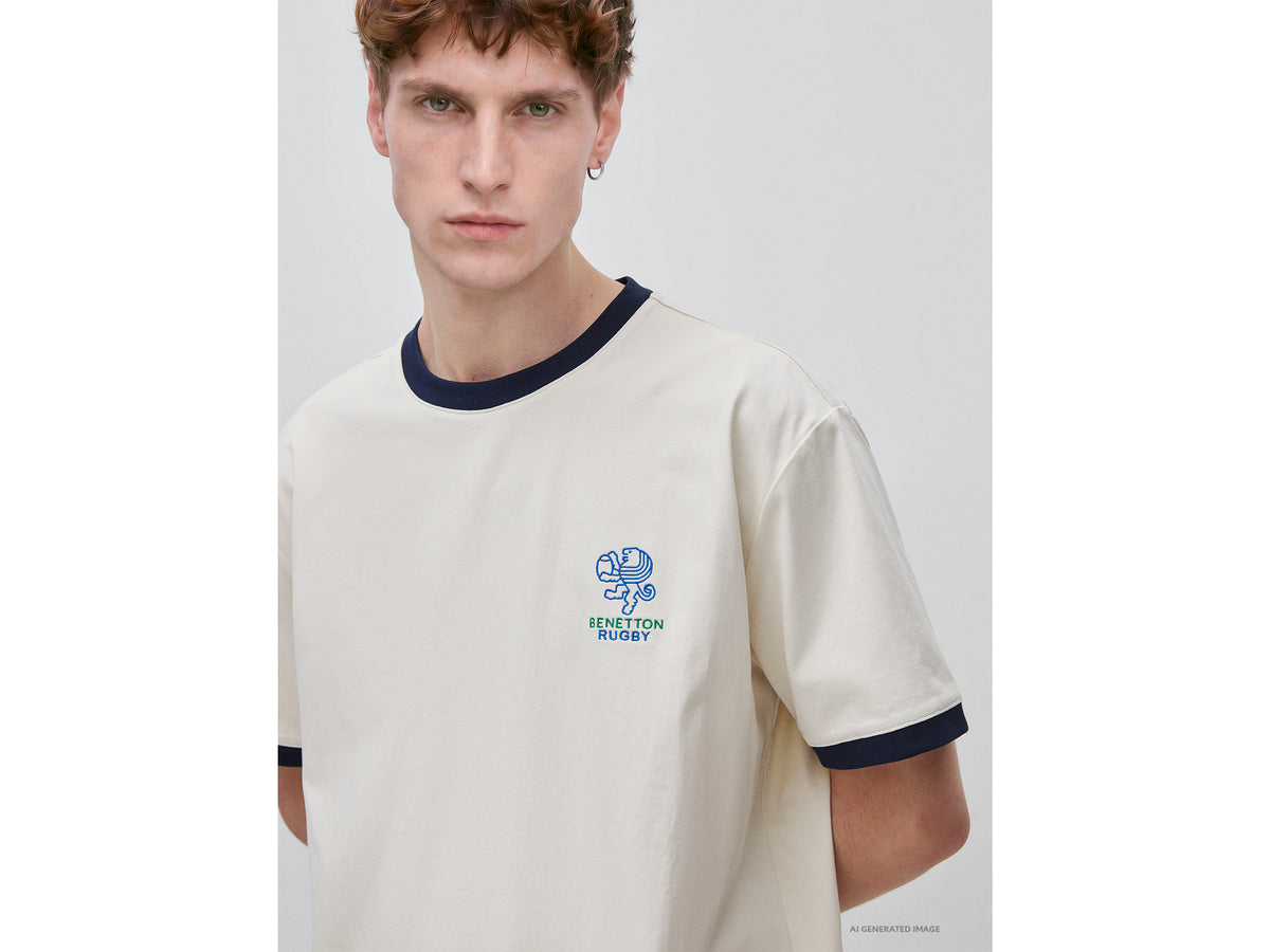 T-shirt Benetton Rugby 100% algodão - ucb_image_F