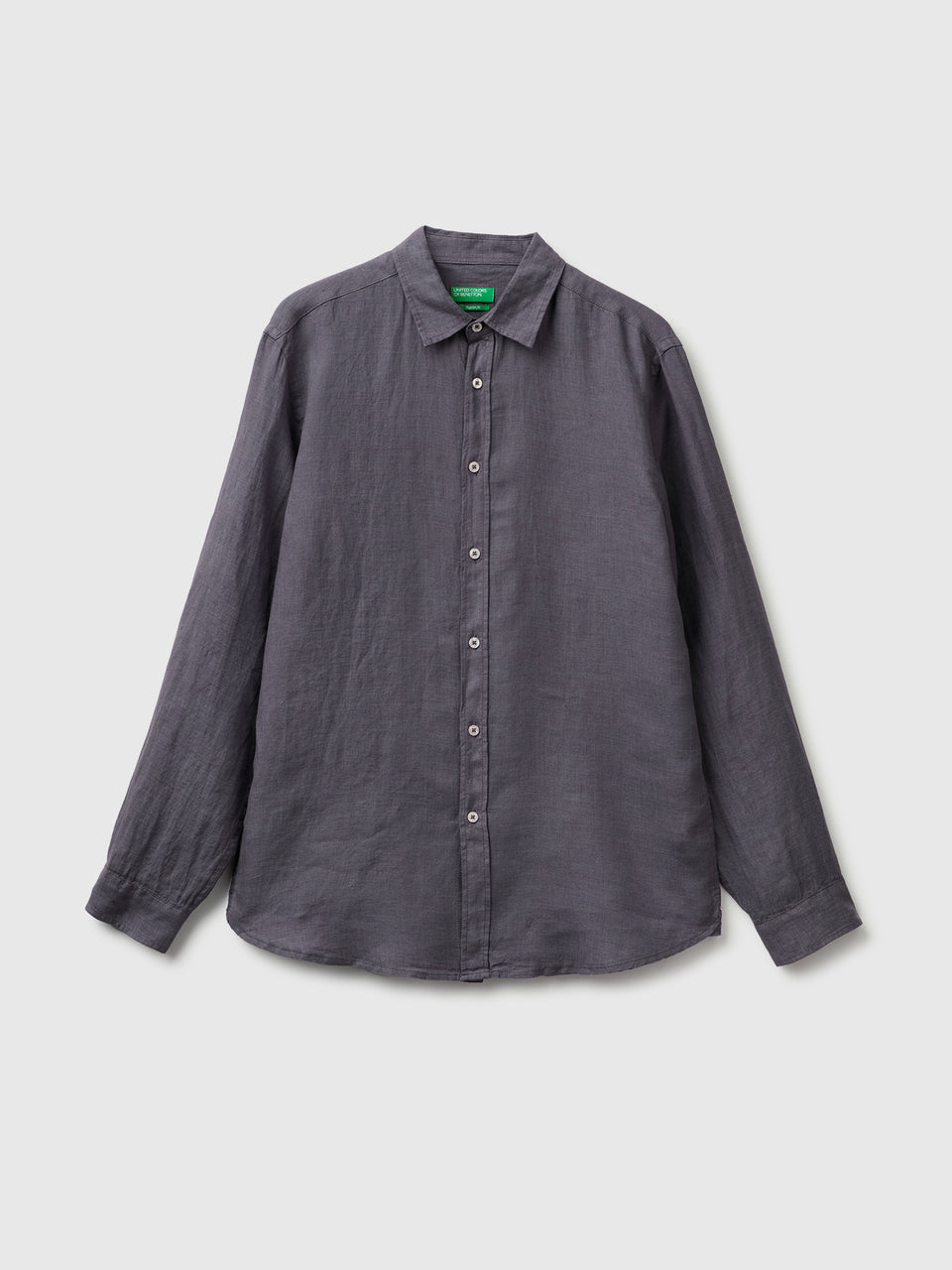 Grey shirt in pure linen - ucb_image_FS