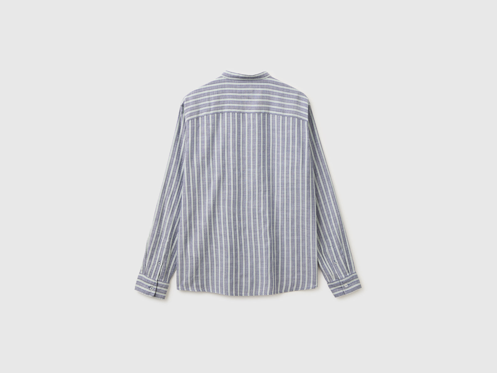 Camisa com carcela de botões riscada - ucb_image_BS