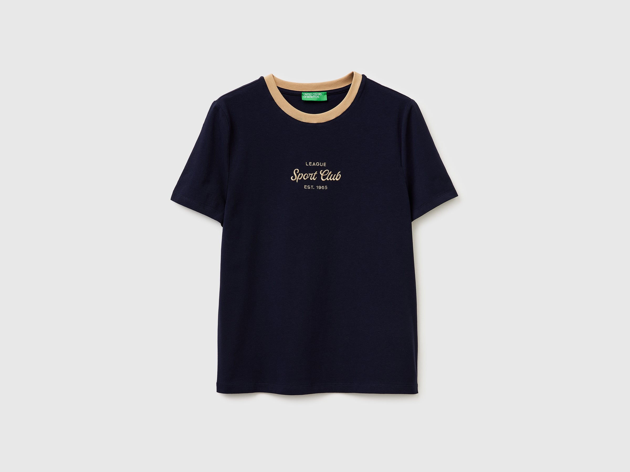 T-shirt with embroidered crest - ucb_image_FS
