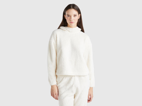 Camisola com capuz em pelo sintético - ucb_image_F