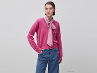 Camisola decote em V em algodão e lã - ucb_image_F