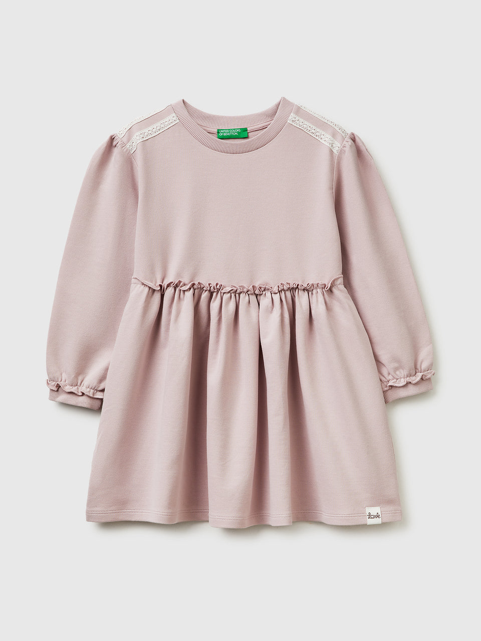 Vestido em felpo com renda - ucb_image_FS