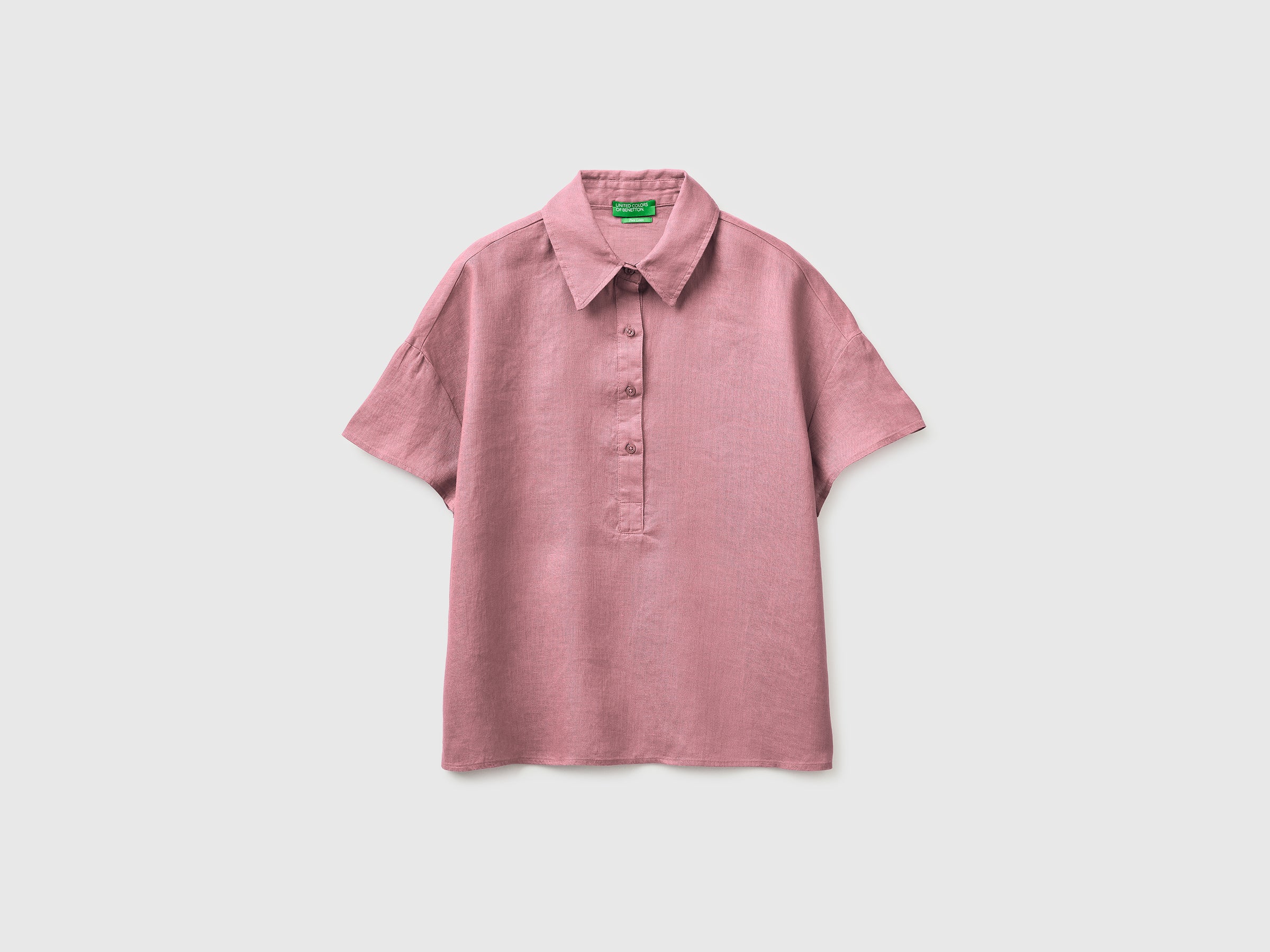 100% linen short-sleeved blouse - ucb_image_FS