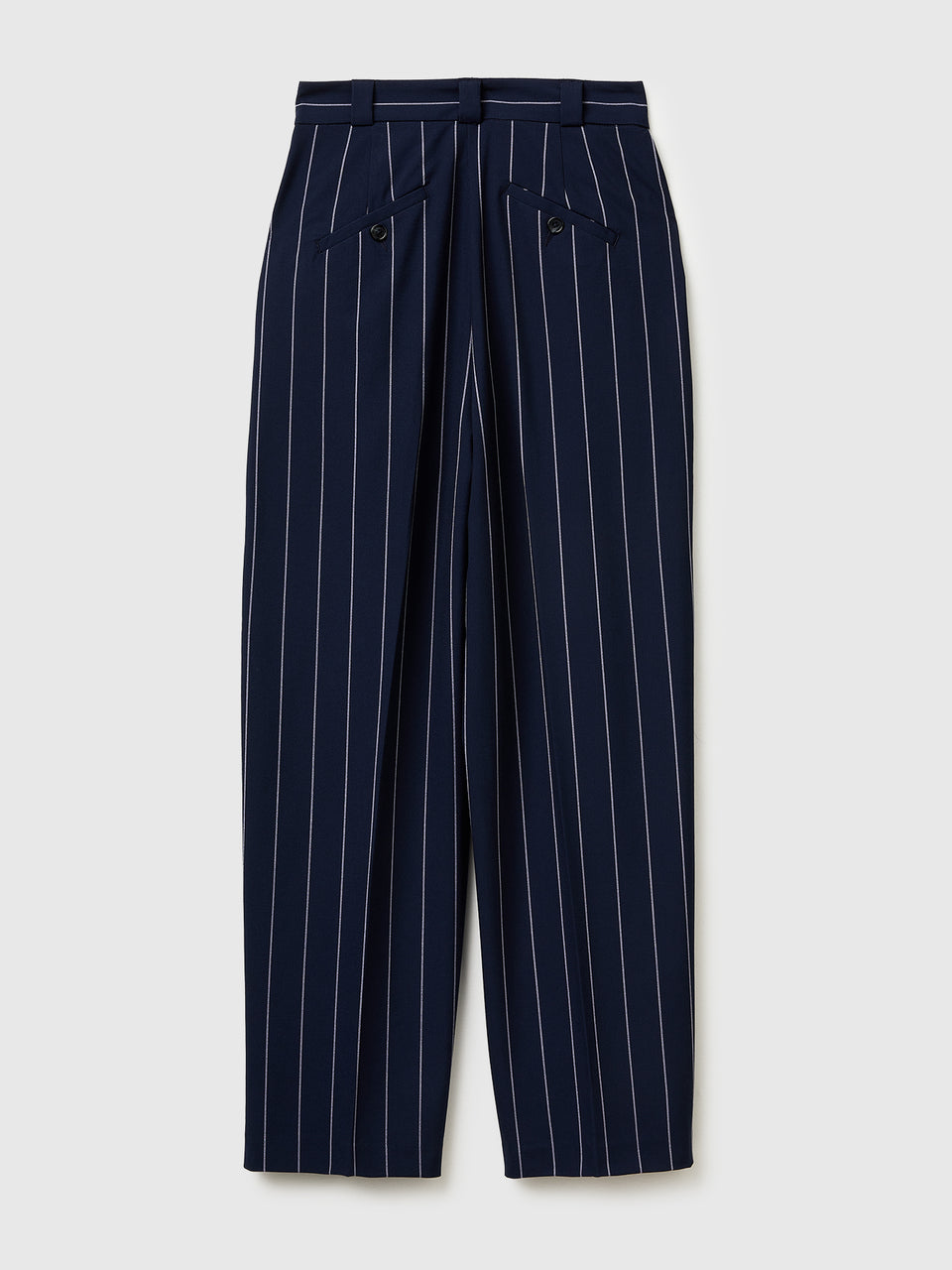 Carrot-fit pinstriped trousers - ucb_image_BS