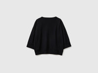 Camisola de gola redonda em algodão e lã - ucb_image_BS