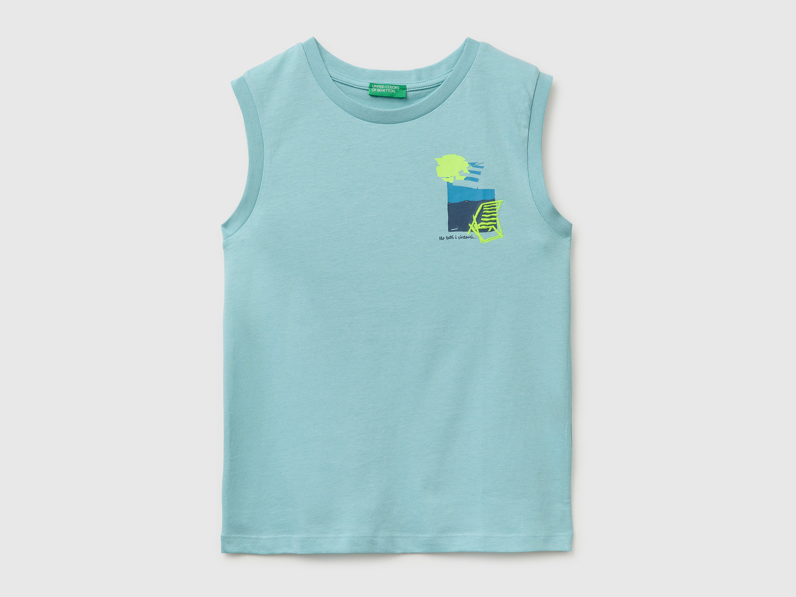 Tank top with print and embroidery - ucb_image_FS