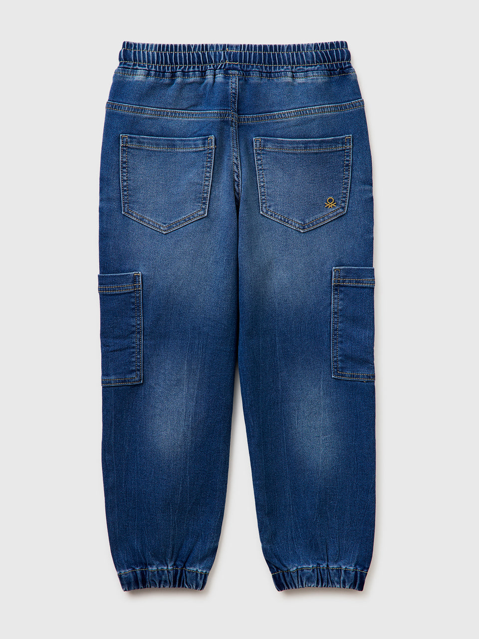 Denim joggers with maxi pockets - ucb_image_BS