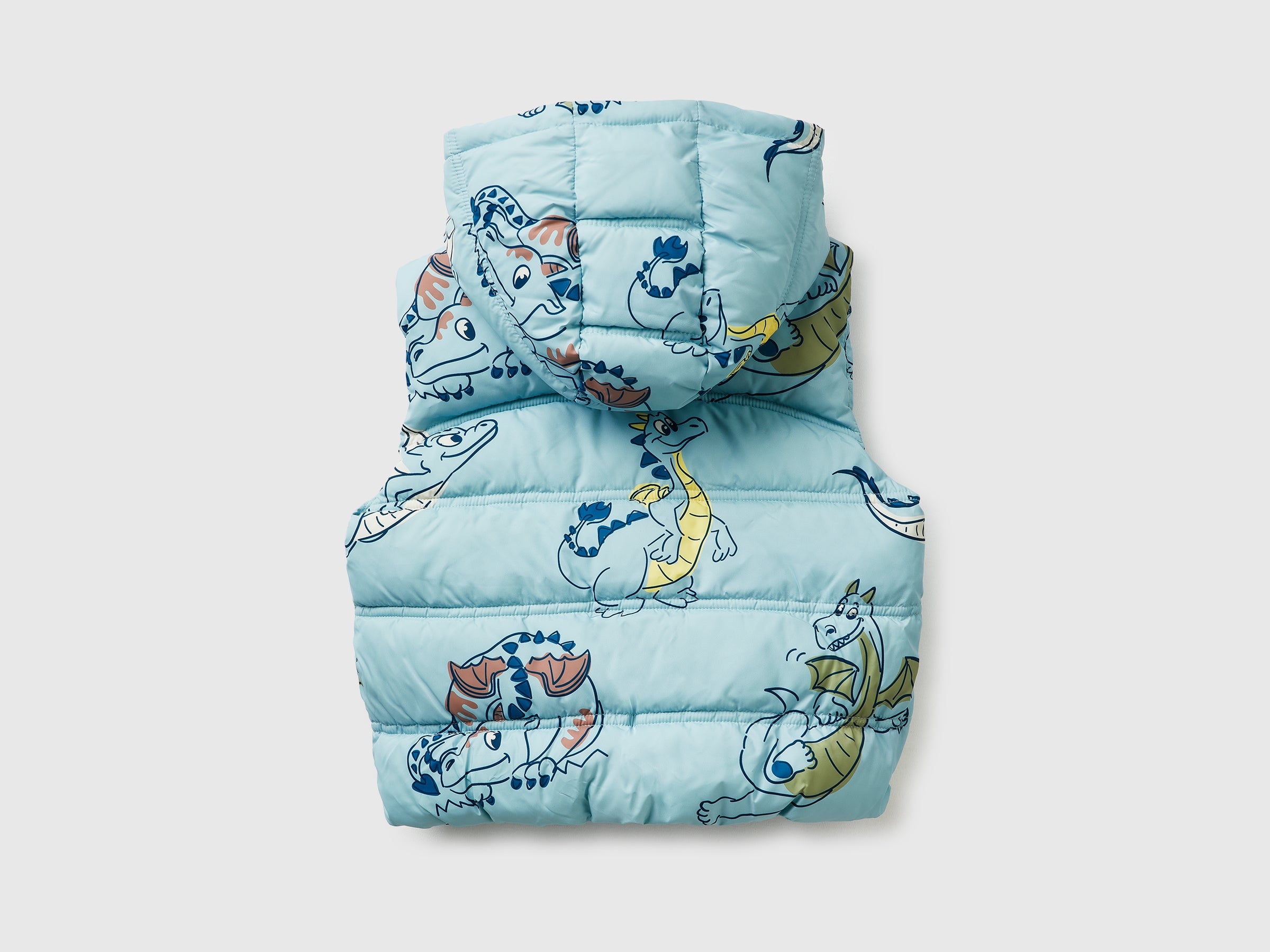 Dinosaur print padded vest - ucb_image_BS