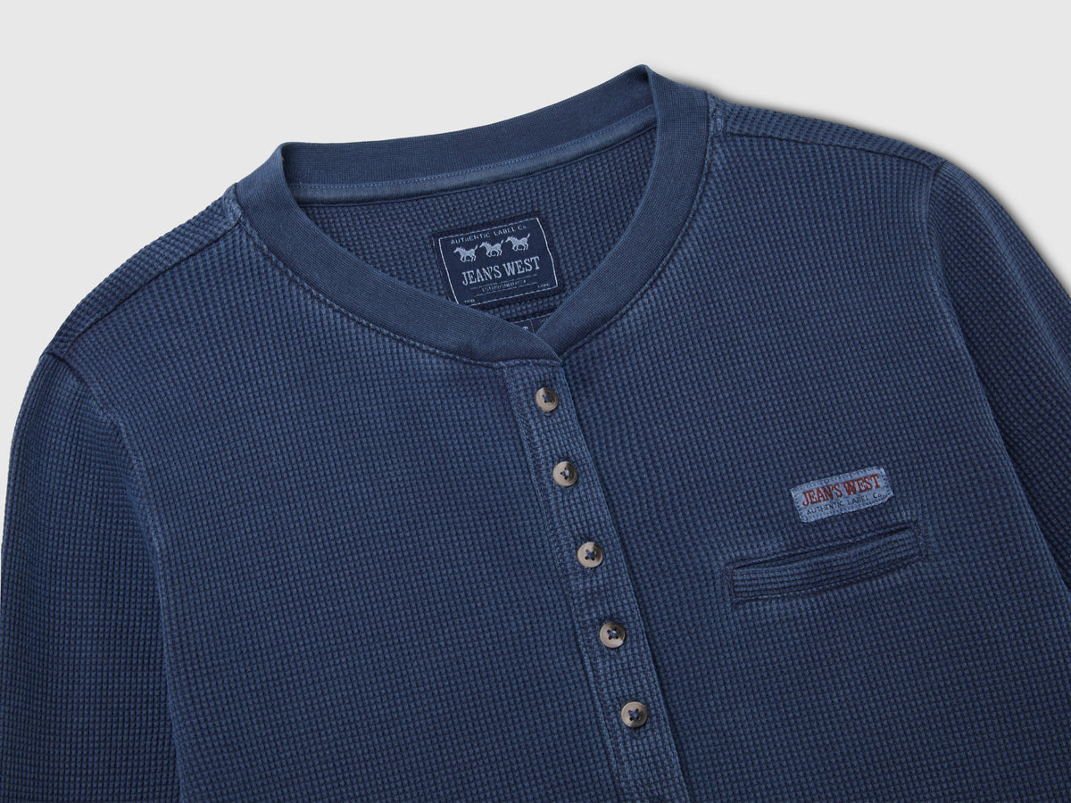 T-shirt gola henley com estampa - ucb_image_DS1