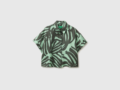 Blusa estampada em linho puro - ucb_image_FS