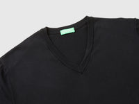 Camisola em algodão puro com decote em V - ucb_image_DS1