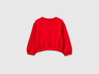 Cropped sweatshirt with fruit appliqué - ucb_image_BS