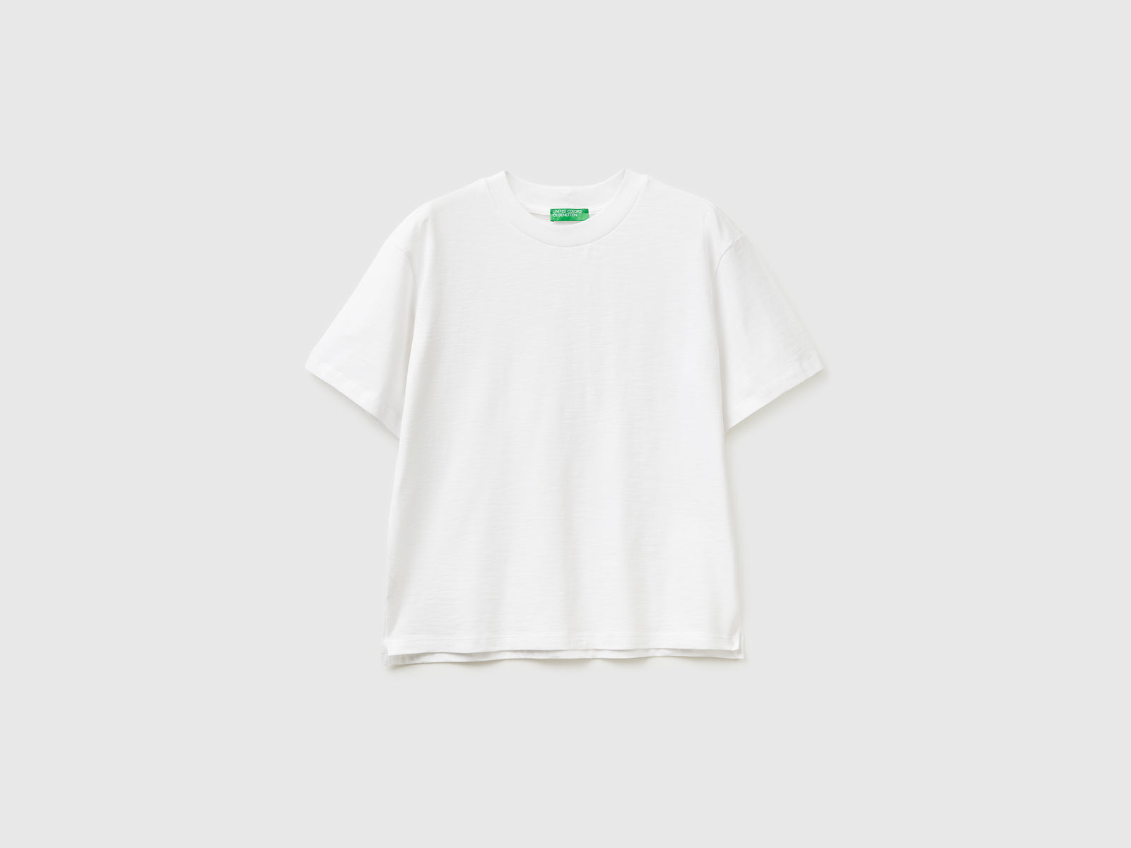Crew neck t-shirt in lightweight cotton - ucb_image_FS