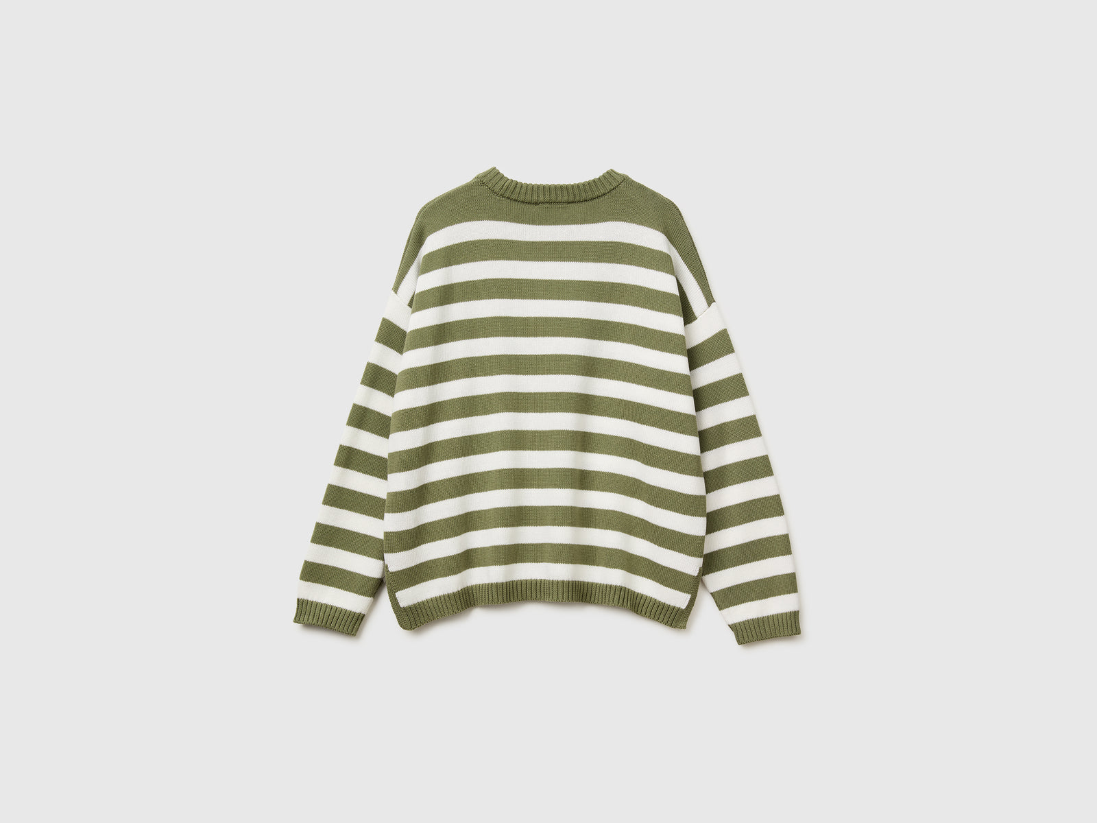 Striped sweater in tricot cotton - ucb_image_BS