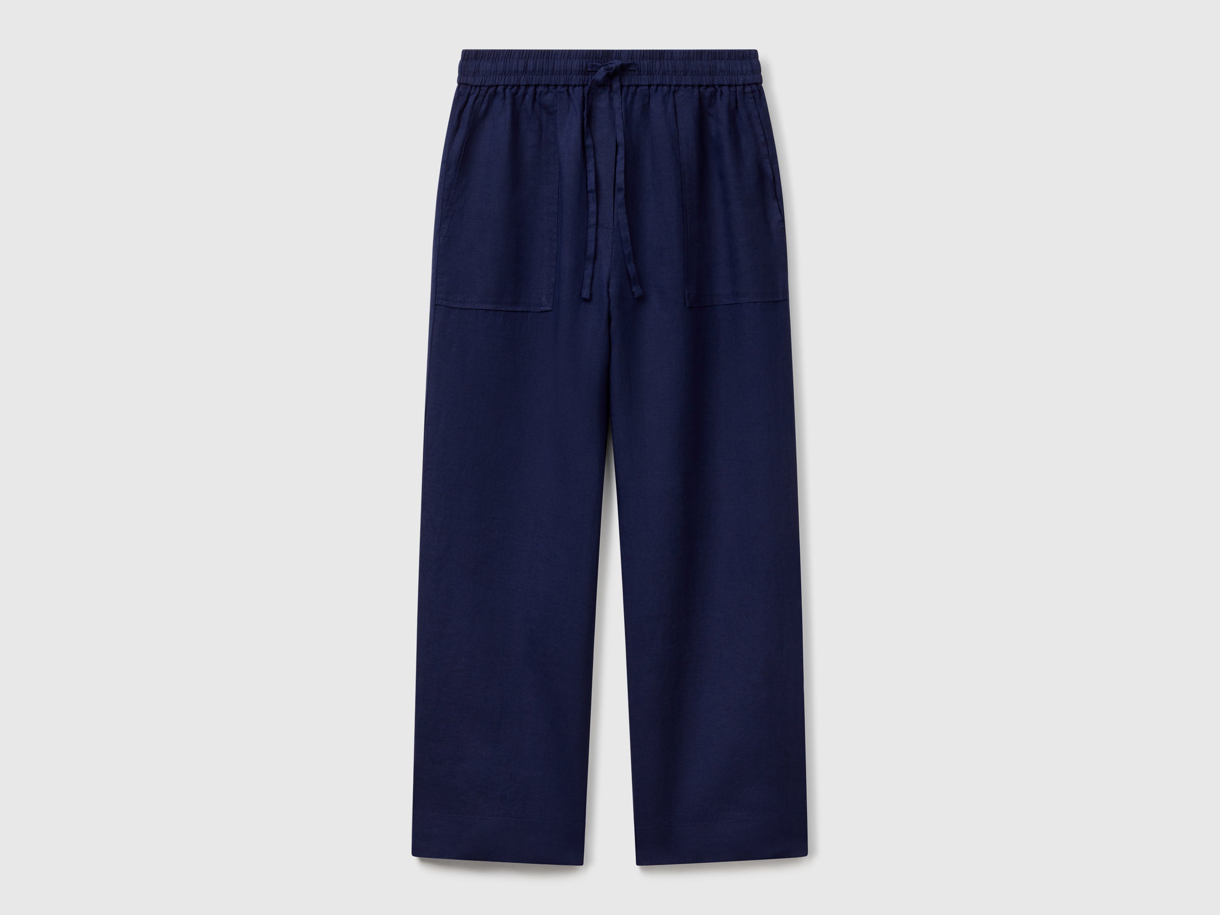 Trousers in pure linen with elastic - ucb_image_FS