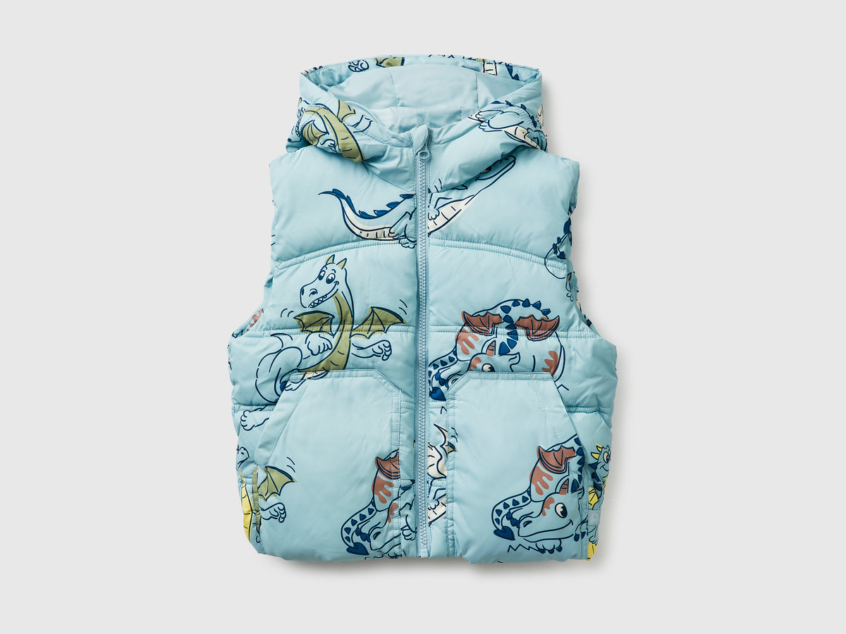 Dinosaur print padded vest - ucb_image_FS