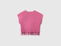 T-shirt with fringes and embroidery - ucb_image_BS