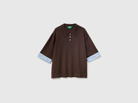 Camisola tipo polo em mistura de lã - ucb_image_FS