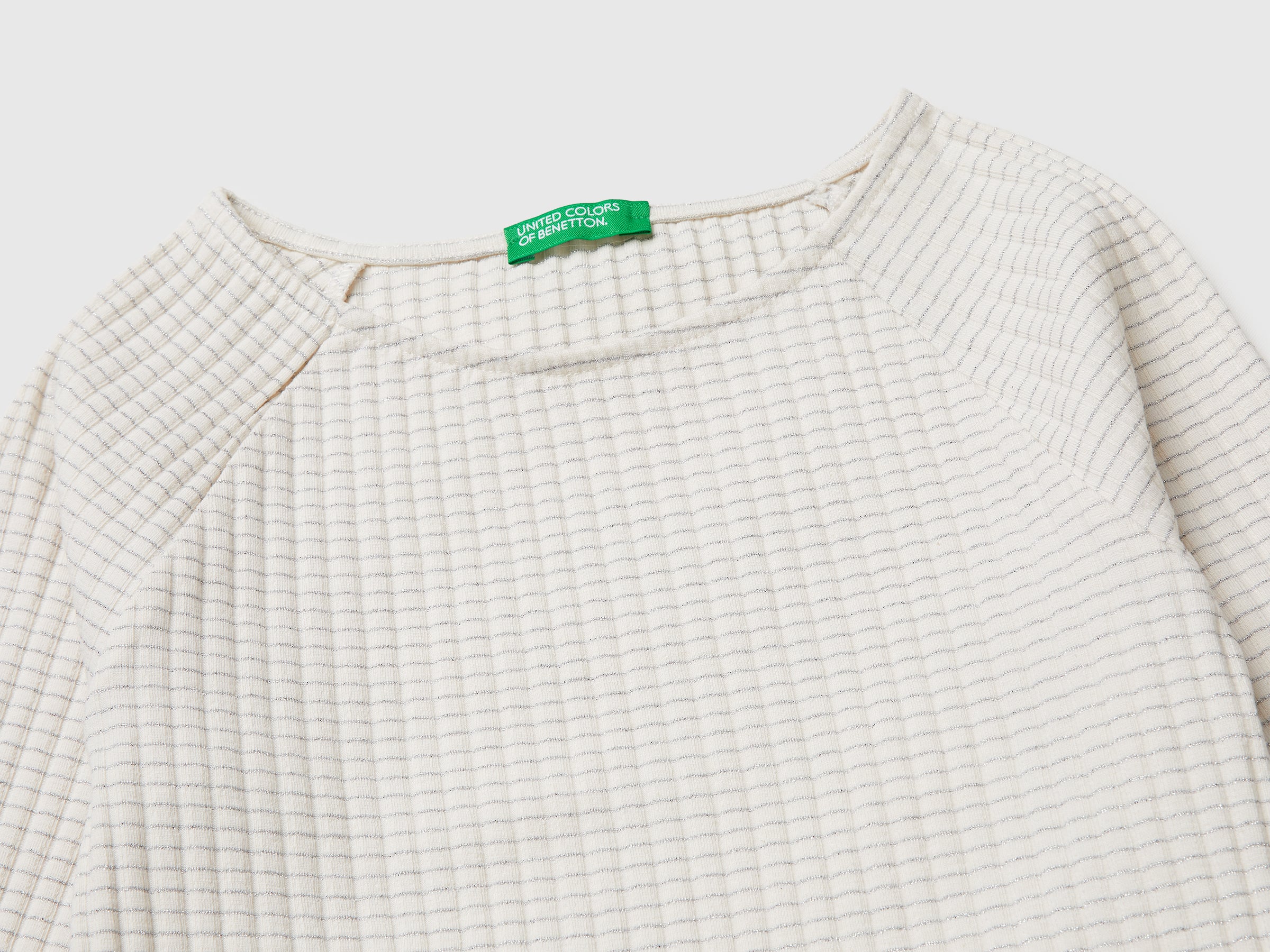 Ribbed boat neck T-shirt - ucb_image_DS1