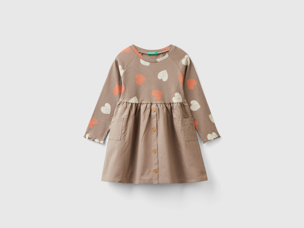 Vestido com estampa e botões - ucb_image_FS