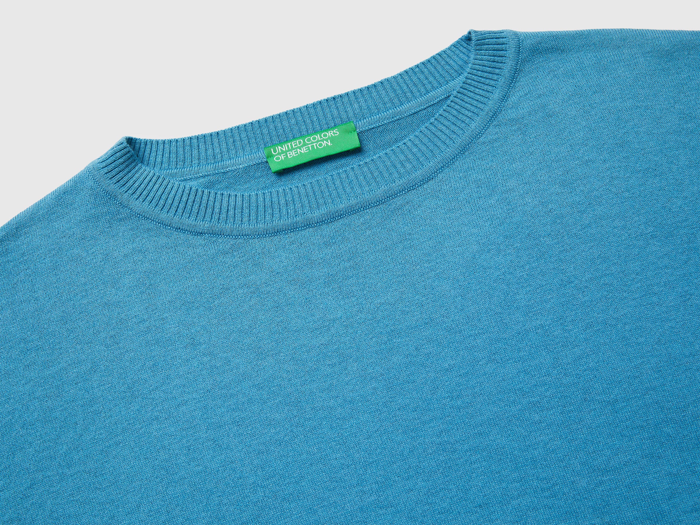Crew neck sweater in cotton and wool - ucb_image_DS1