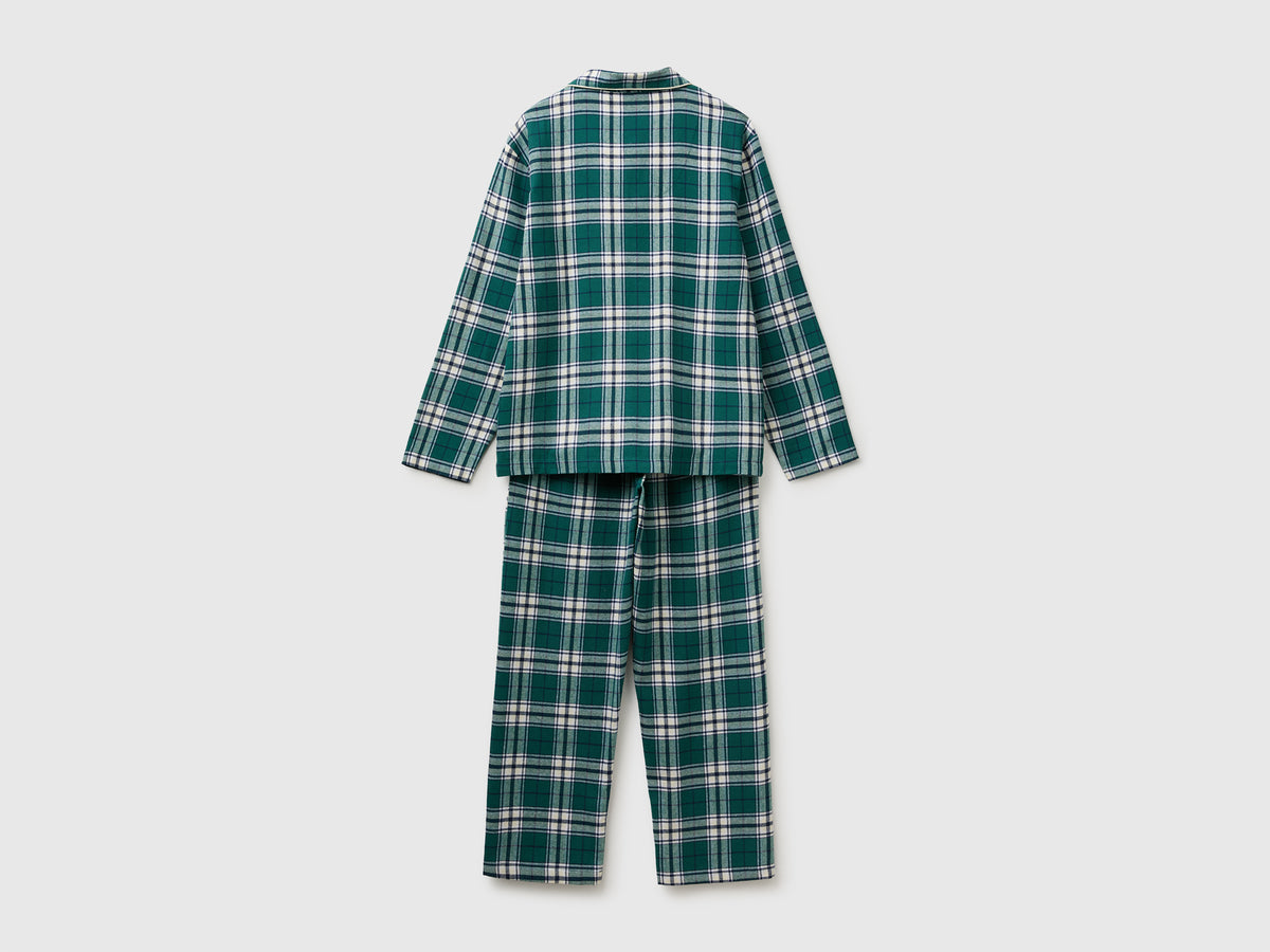 Pijama aberto em flanela aos quadrados - ucb_image_BS