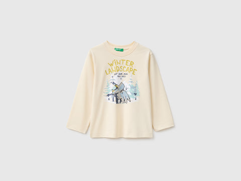 T-shirt com estampa em algodão quente - ucb_image_FS