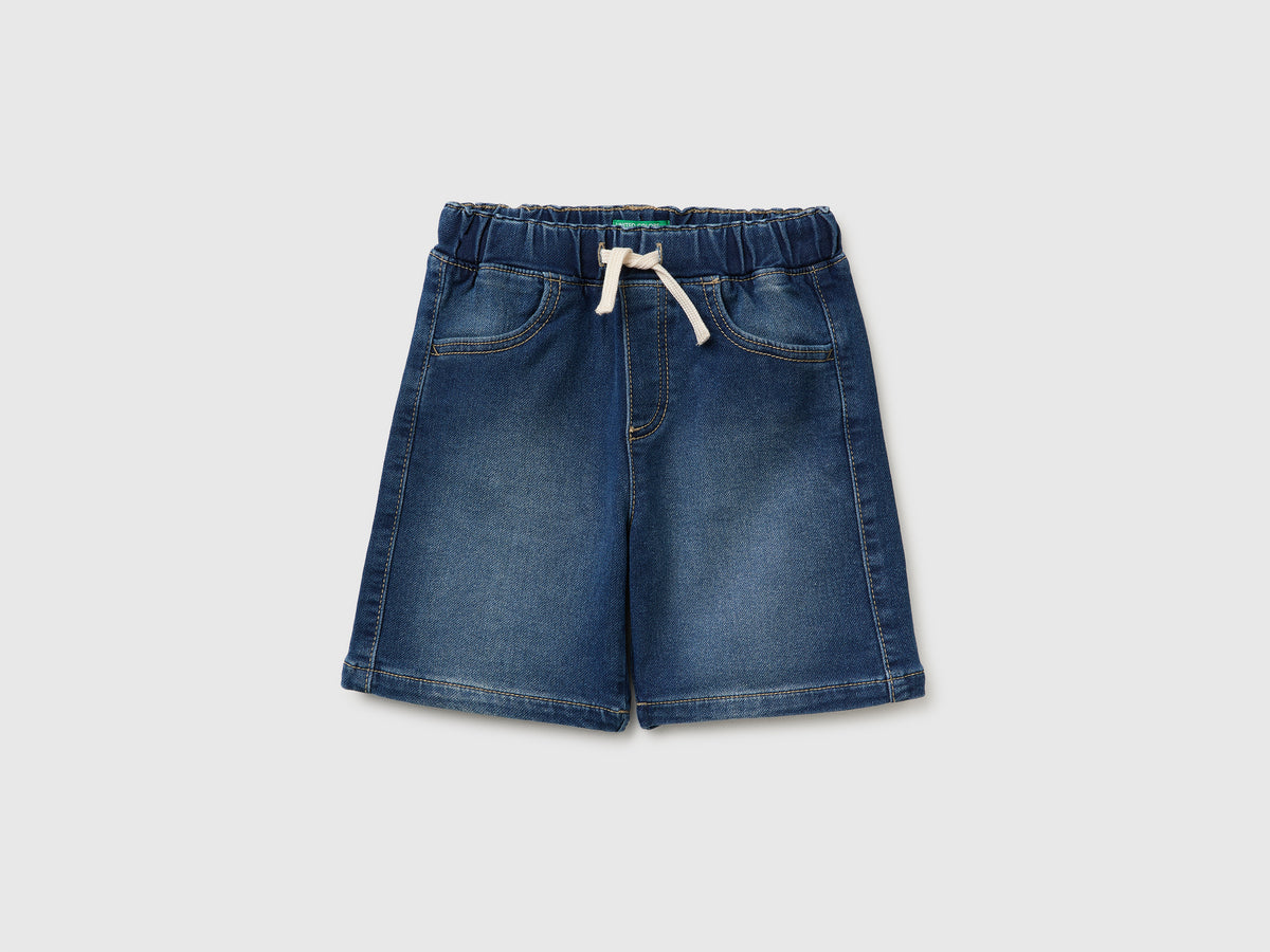Denim-effect Bermuda shorts - ucb_image_FS