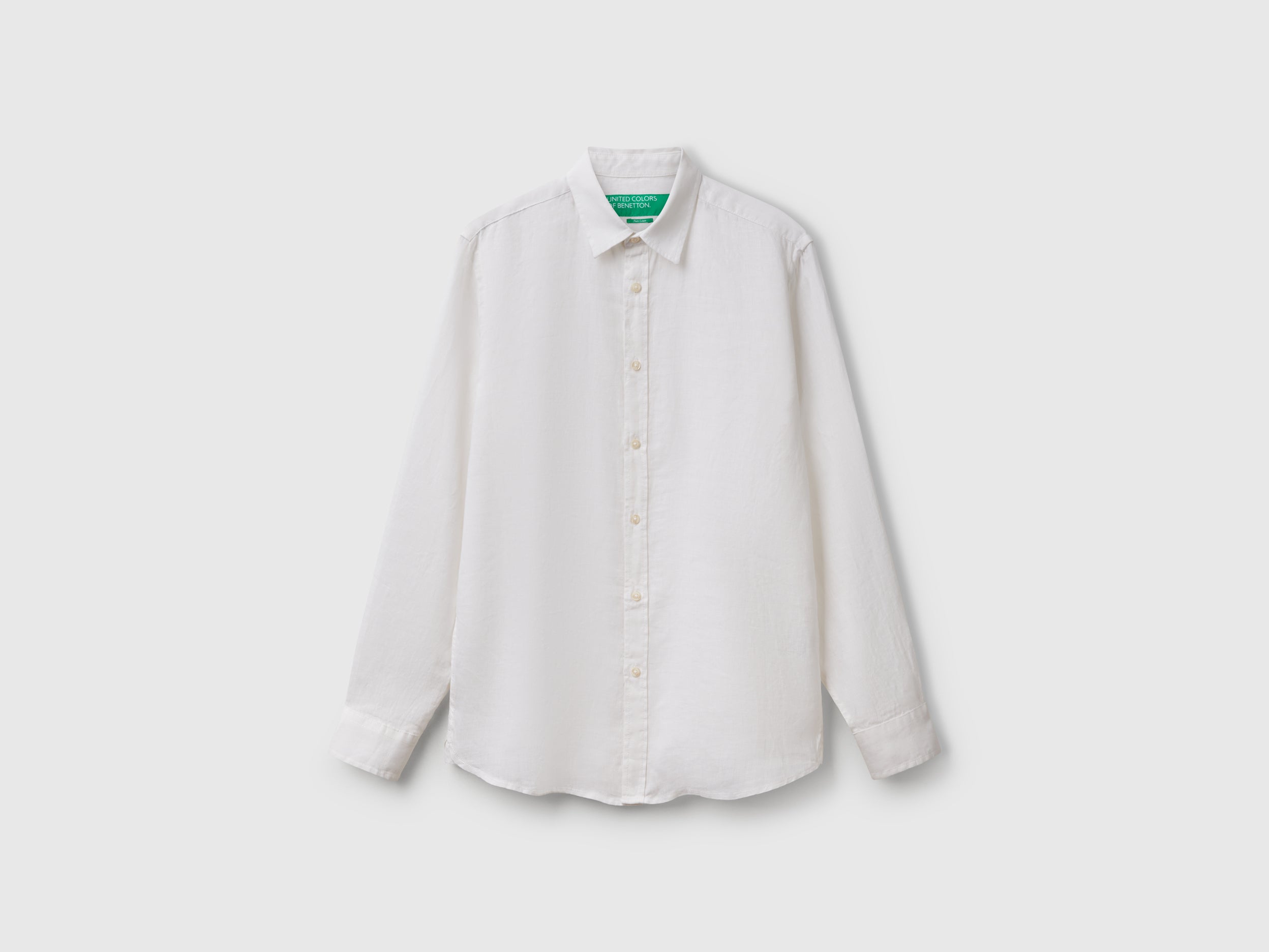 White shirt in pure linen - ucb_image_FS