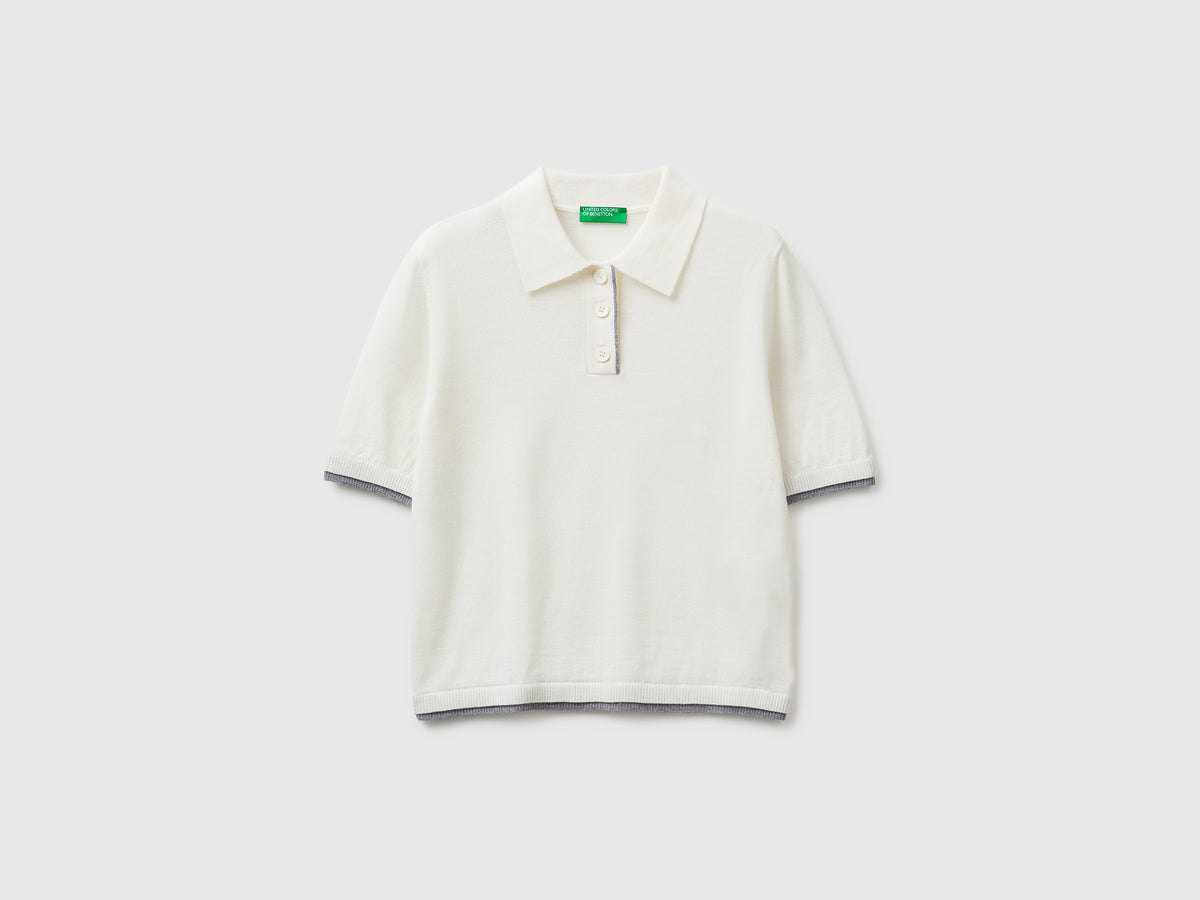 Camisola polo 100% lã Merino - ucb_image_FS