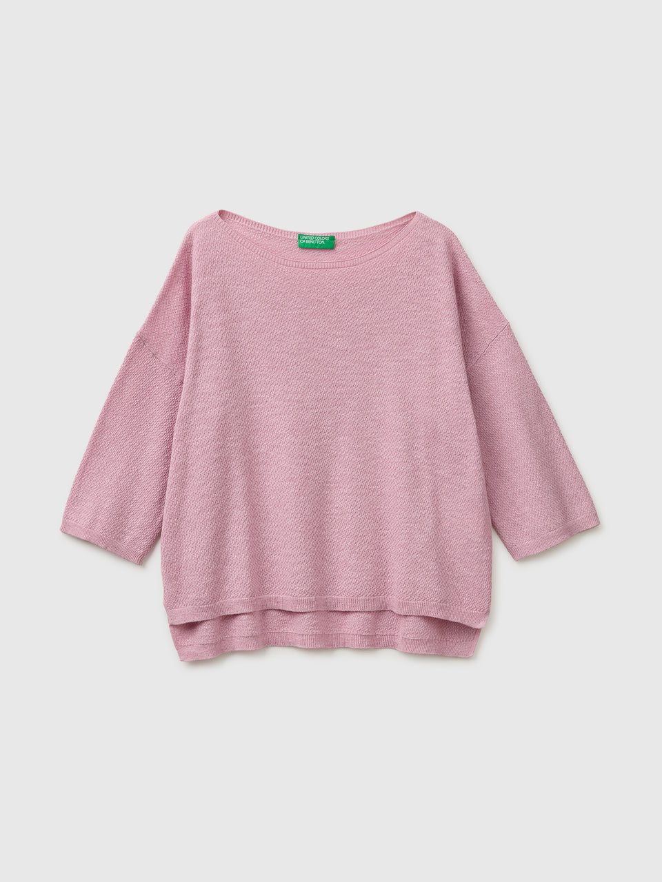 Boxy fit linen blend sweater - ucb_image_FS