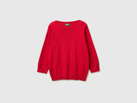 Camisola vermelho morango com decote à barco - ucb_image_FS
