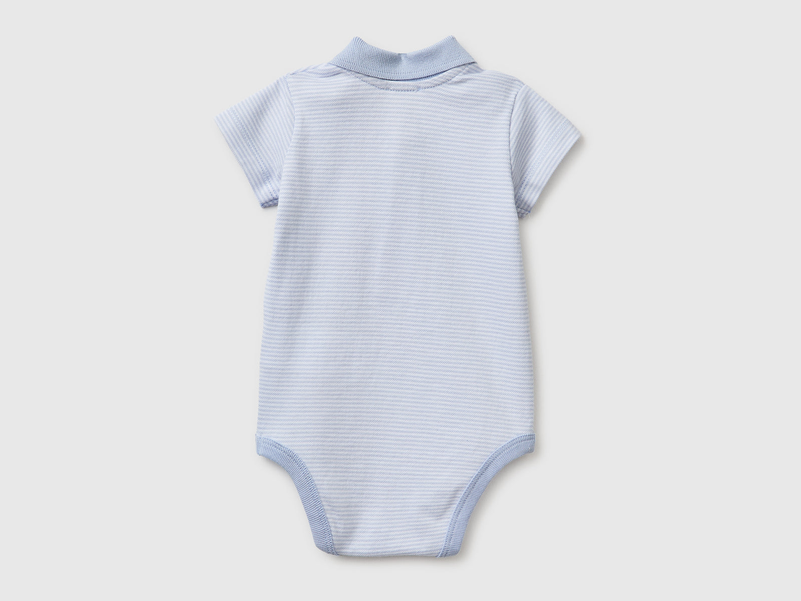 Polo onesie in stretch cotton - ucb_image_BS