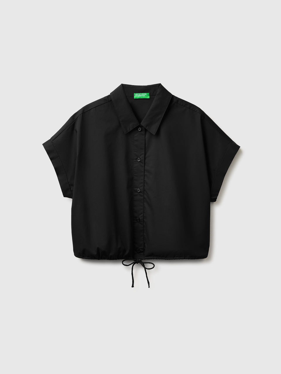 Cropped shirt with drawstring - ucb_image_FS