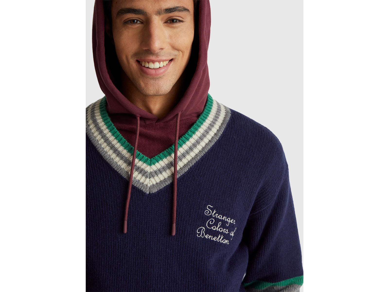 Stranger Things V-neck sweater
