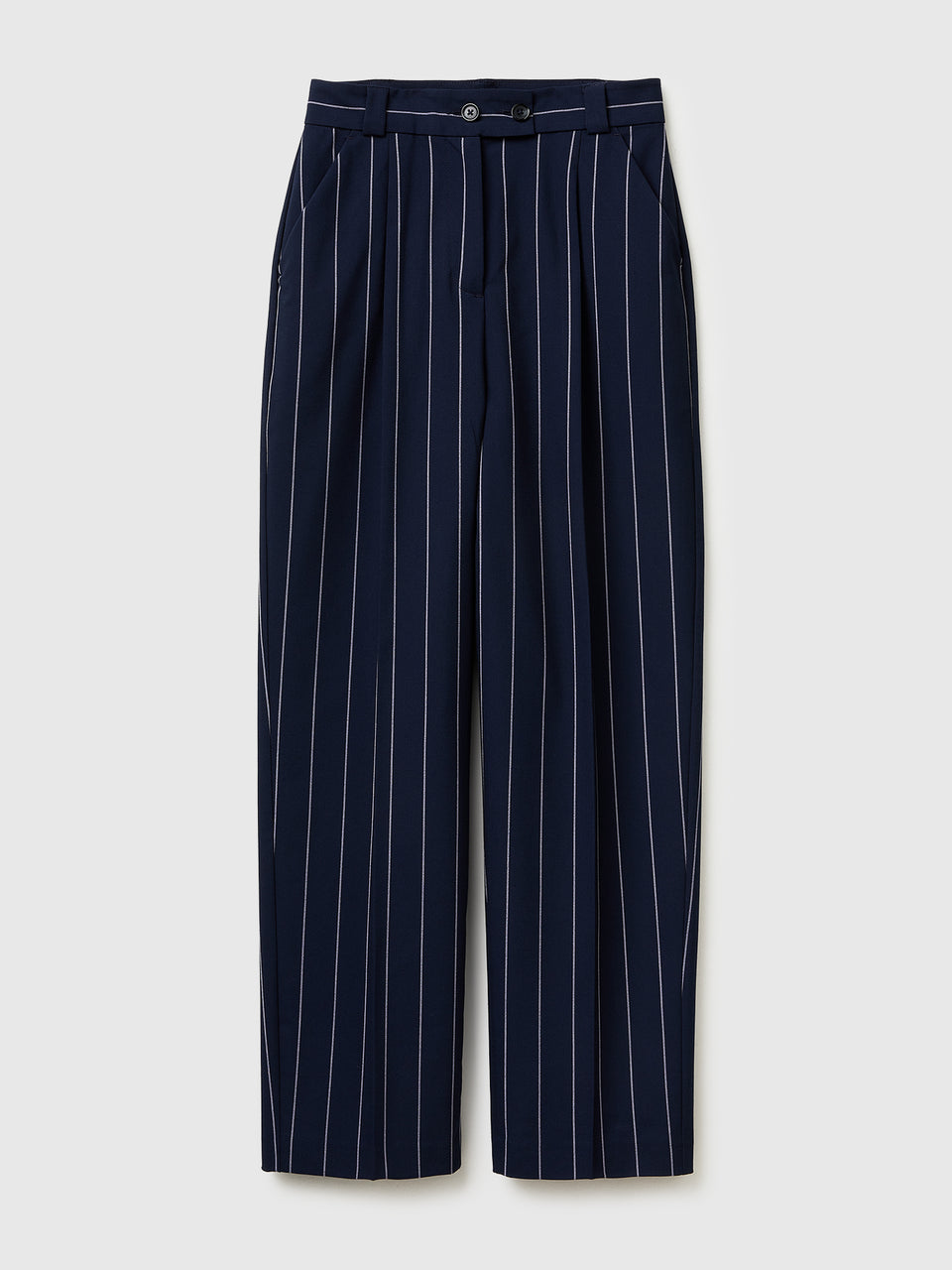 Carrot-fit pinstriped trousers - ucb_image_FS