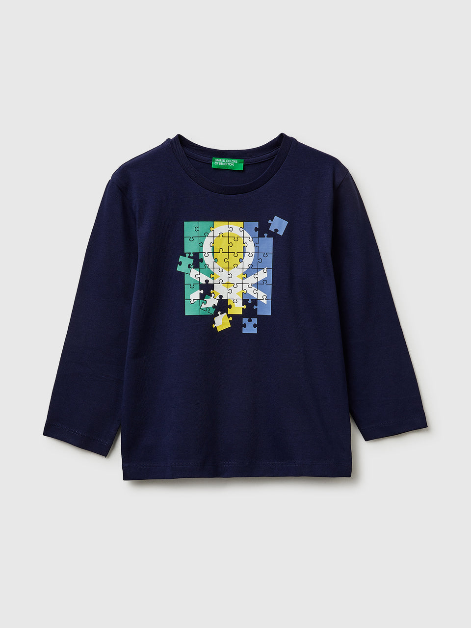 T-shirt com estampa logótipo em algodão orgânico - ucb_image_FS
