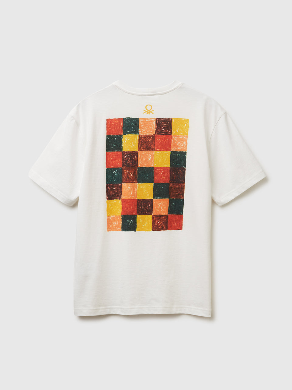 T-shirt relaxed fit com estampa à frente e atrás - ucb_image_BS