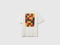 T-shirt relaxed fit com estampa à frente e atrás - ucb_image_BS